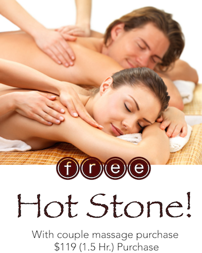 Hot Stone Promotion for Couples