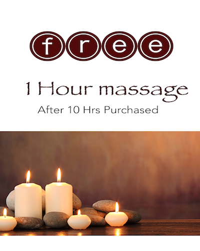 FREE One Hour Massage Promotion